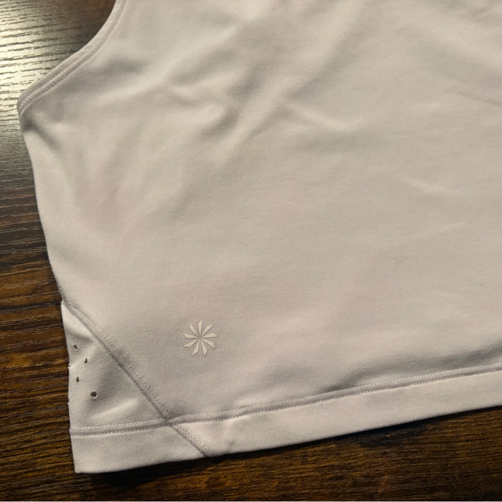 Athleta White Racerback Tank Top - Picture 3 of 3